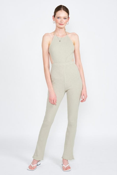 HALTER NECK JUMPSUIT WITH OPEN BACK king-general-store-5710.myshopify.com