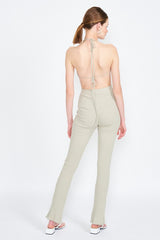 HALTER NECK JUMPSUIT WITH OPEN BACK king-general-store-5710.myshopify.com