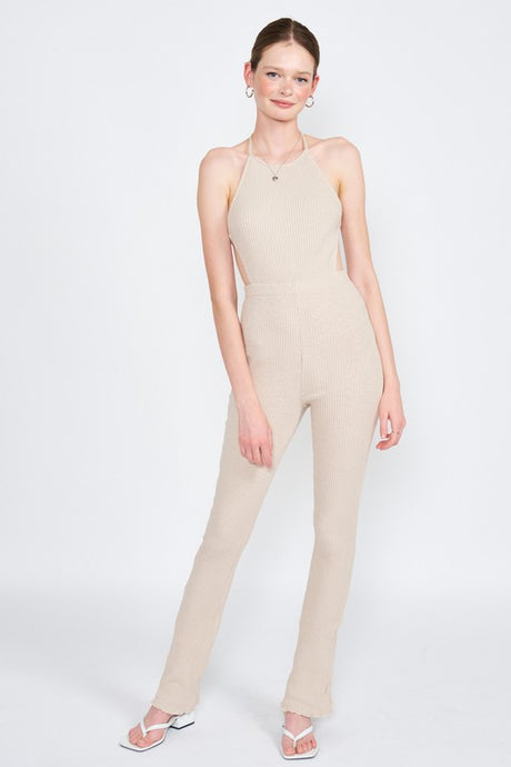 HALTER NECK JUMPSUIT WITH OPEN BACK king-general-store-5710.myshopify.com