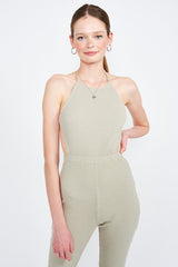 HALTER NECK JUMPSUIT WITH OPEN BACK king-general-store-5710.myshopify.com