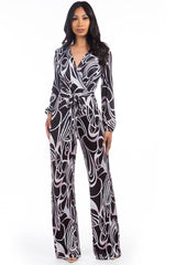 Black Multi Print Sexy Jumpsuit king-general-store-5710.myshopify.com