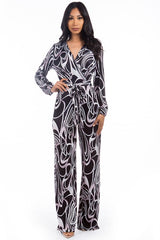 Black Multi Print Sexy Jumpsuit king-general-store-5710.myshopify.com