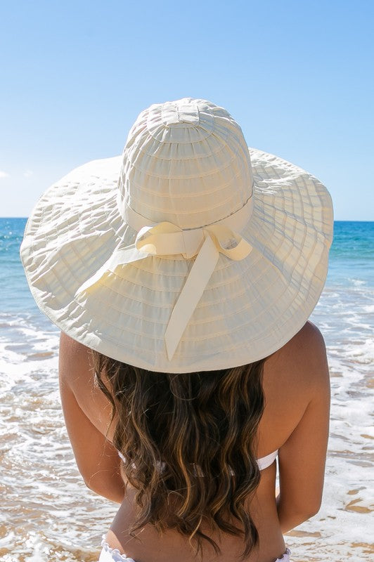 Classic Bow Accent Sunhat Extra Wide Brim king-general-store-5710.myshopify.com