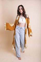 Tie-Dye Longline Kimono with Full Sleeves king-general-store-5710.myshopify.com