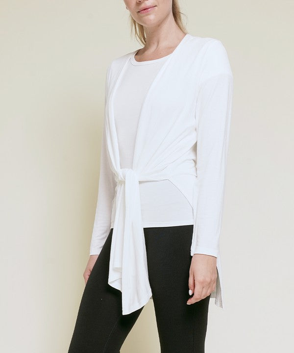 Bamboo Solid Long Cardigan king-general-store-5710.myshopify.com