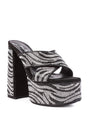 SINFUL High Platform Patterned Diamante Slides king-general-store-5710.myshopify.com