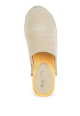 CEDRUS FINE SUEDE STUDDED CLOG MULES king-general-store-5710.myshopify.com