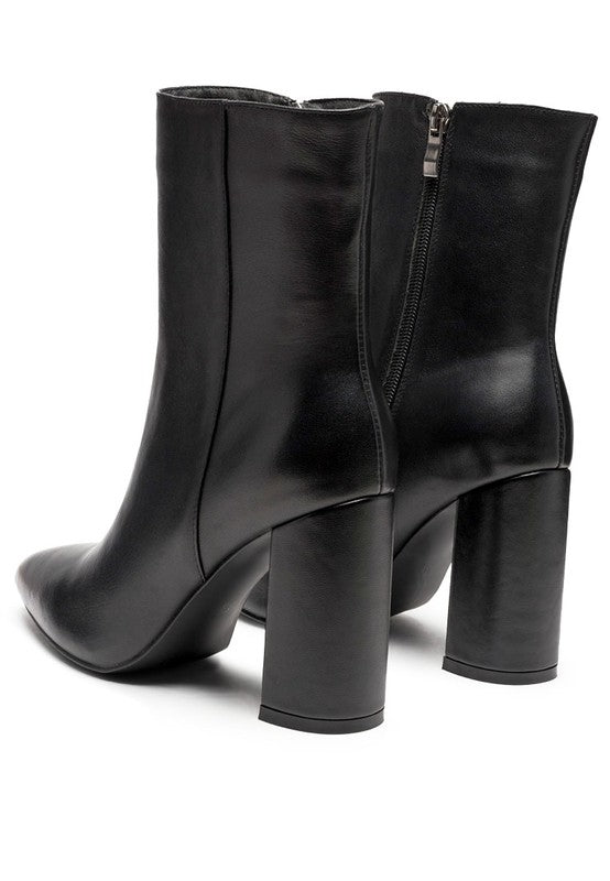 MARGEN ANKLE-HIGH POINTED TOE BLOCK HEELED BOOT king-general-store-5710.myshopify.com