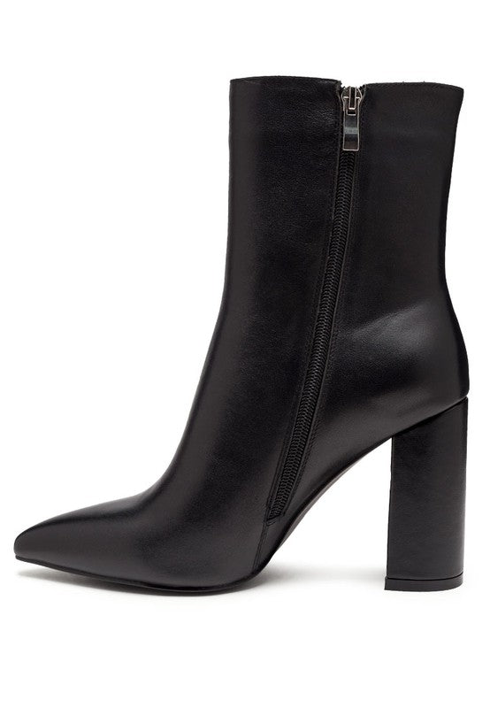 MARGEN ANKLE-HIGH POINTED TOE BLOCK HEELED BOOT king-general-store-5710.myshopify.com