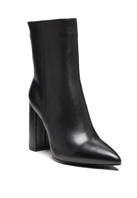 MARGEN ANKLE-HIGH POINTED TOE BLOCK HEELED BOOT king-general-store-5710.myshopify.com