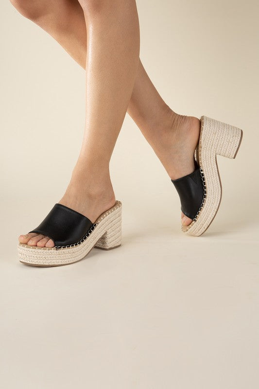 LOCK-1 Espadrille Mule Heels king-general-store-5710.myshopify.com