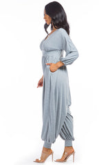 Grey Harem Pant Jumpsuit king-general-store-5710.myshopify.com