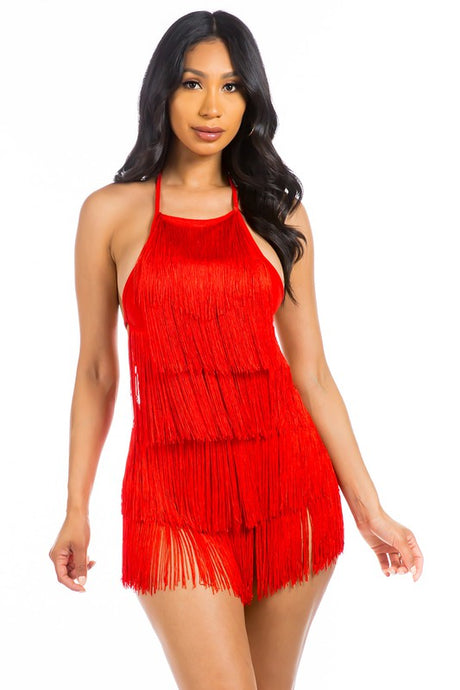 Red Open Back Sexy Party Romper king-general-store-5710.myshopify.com