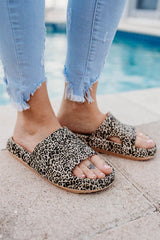 Brown Leopard Insanely Comfy Slides king-general-store-5710.myshopify.com