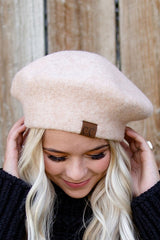 CC Wool All-Weather Adjustable Beret