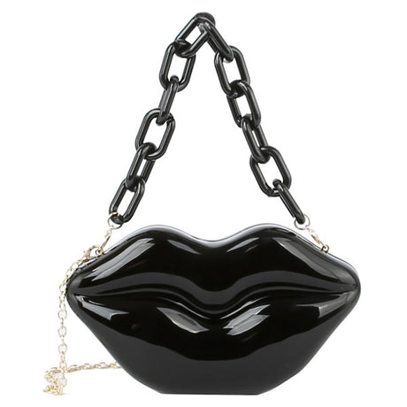 Acrylic Hard Case Lips Clutch Crossbody Bag king-general-store-5710.myshopify.com