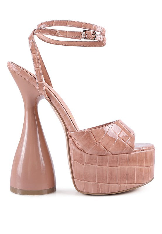 DROP DEAD PATENT CROC ULTRA HIGH PLATFORM SANDALS king-general-store-5710.myshopify.com