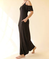 BAMBOO Cold Shoulder Maxi Dress king-general-store-5710.myshopify.com