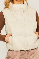 PU Padded Vest king-general-store-5710.myshopify.com