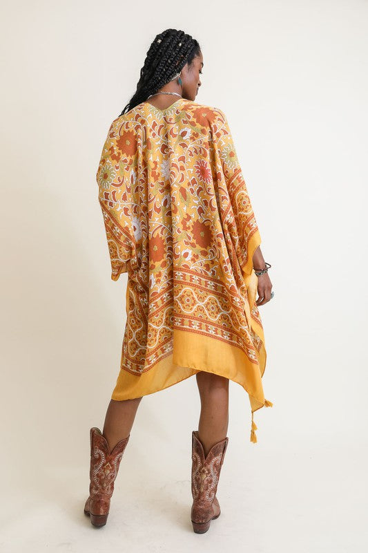 Touch of Morroco Tapestry Tassel Kimono king-general-store-5710.myshopify.com