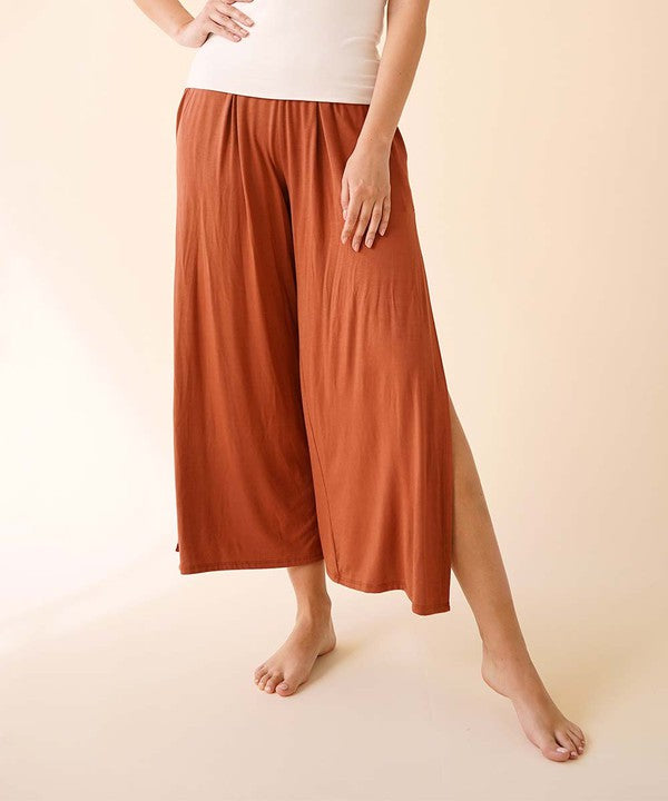 BAMBOO ANKLE LENGTH SLIT PANTS king-general-store-5710.myshopify.com