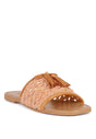 CEDAR Handwoven Natural Tassel Flats king-general-store-5710.myshopify.com