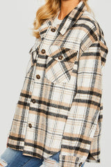 Plaid Bust Pocket Shacket king-general-store-5710.myshopify.com