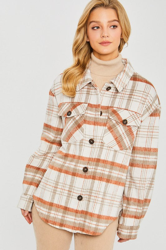 Plaid Bust Pocket Shacket king-general-store-5710.myshopify.com