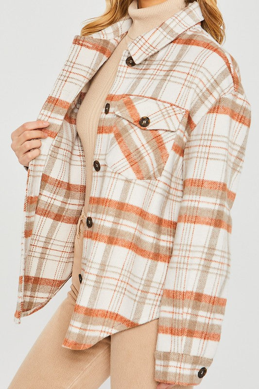 Plaid Bust Pocket Shacket king-general-store-5710.myshopify.com