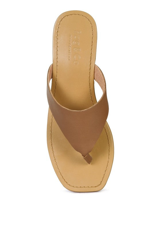 Orofer soft Leather Luxury Thong Flats king-general-store-5710.myshopify.com