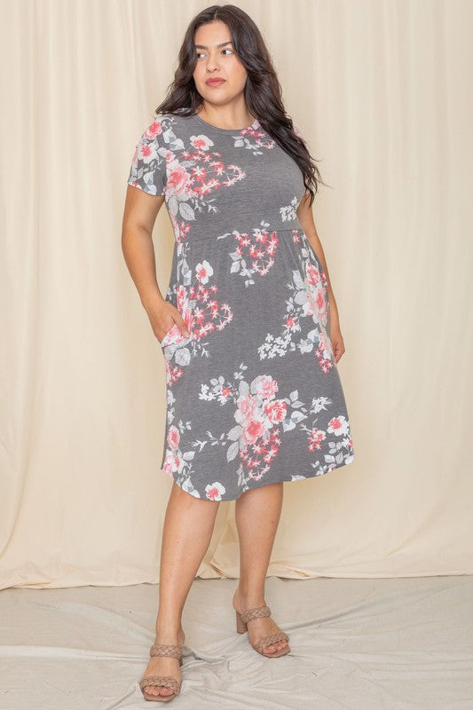 Vintage Floral Midi Dress king-general-store-5710.myshopify.com