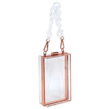 Acrylic Chain Handle See Thru Crossbody Clutch king-general-store-5710.myshopify.com