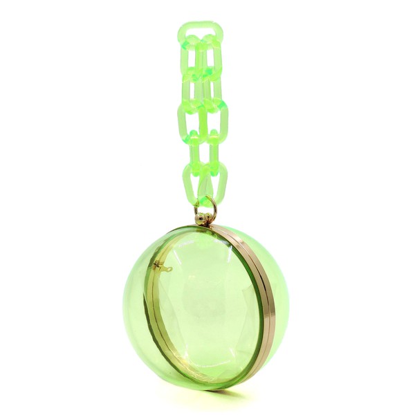 Acrylic Chain Handle See Thru Ball Crossbody Bag king-general-store-5710.myshopify.com