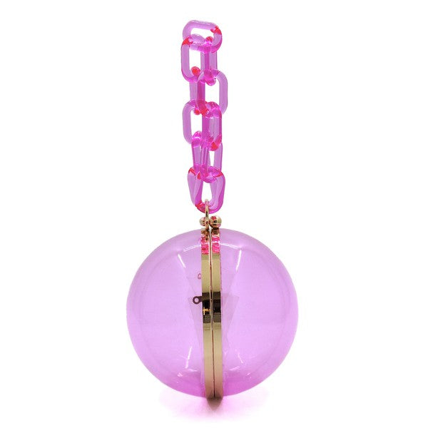 Acrylic Chain Handle See Thru Ball Crossbody Bag king-general-store-5710.myshopify.com