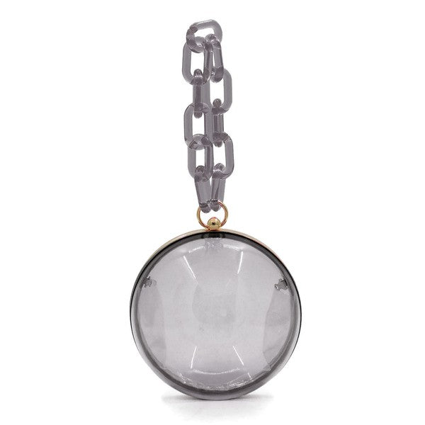 Acrylic Chain Handle See Thru Ball Crossbody Bag king-general-store-5710.myshopify.com