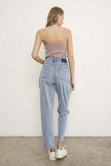 Light Wash HIgh Rise Straight Jeans