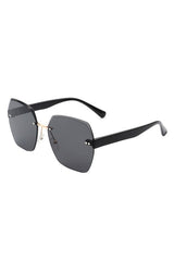 Oversize Square Geometric Rimless Sunglasses king-general-store-5710.myshopify.com