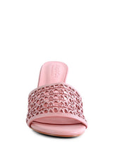 TEASE Woven Heeled Slides king-general-store-5710.myshopify.com