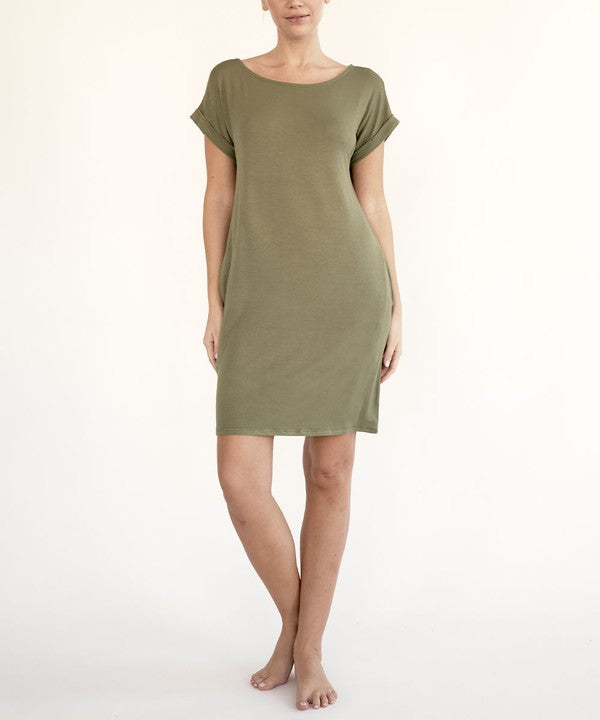 BAMBOO Crop Dress with Pockets king-general-store-5710.myshopify.com