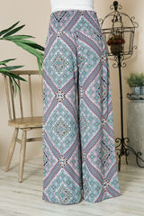 Bohemian Smocked Wide Leg Pants king-general-store-5710.myshopify.com