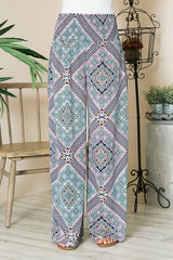 Bohemian Smocked Wide Leg Pants king-general-store-5710.myshopify.com