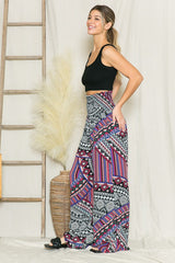 Bohemian Smocked Wide Leg Pants king-general-store-5710.myshopify.com