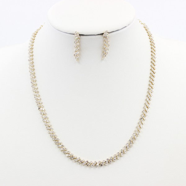 RHINESTONE LUXURY NECKLACE SET king-general-store-5710.myshopify.com