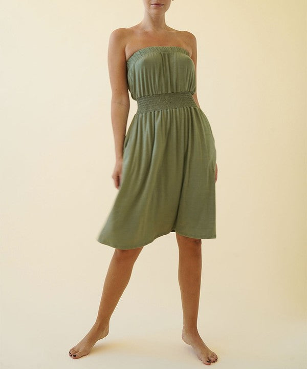 BAMBOO Knee Length Tube Dress king-general-store-5710.myshopify.com