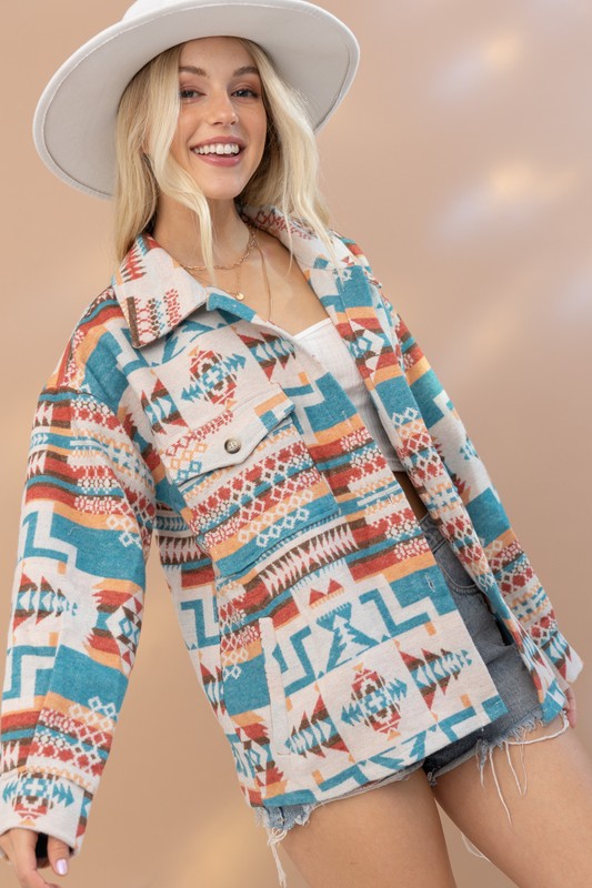 Aztec Western Shacket king-general-store-5710.myshopify.com