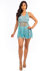 Teal Beach Style Crochet Set king-general-store-5710.myshopify.com