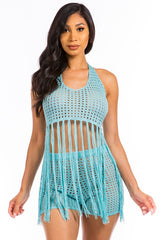 Teal Beach Style Crochet Set king-general-store-5710.myshopify.com