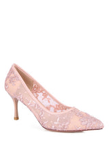 REUNION Lace Stiletto Party Pumps king-general-store-5710.myshopify.com