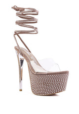 SUGAR MOM STRAPPY DIAMANTE PLATFORM HIGH HEELS king-general-store-5710.myshopify.com