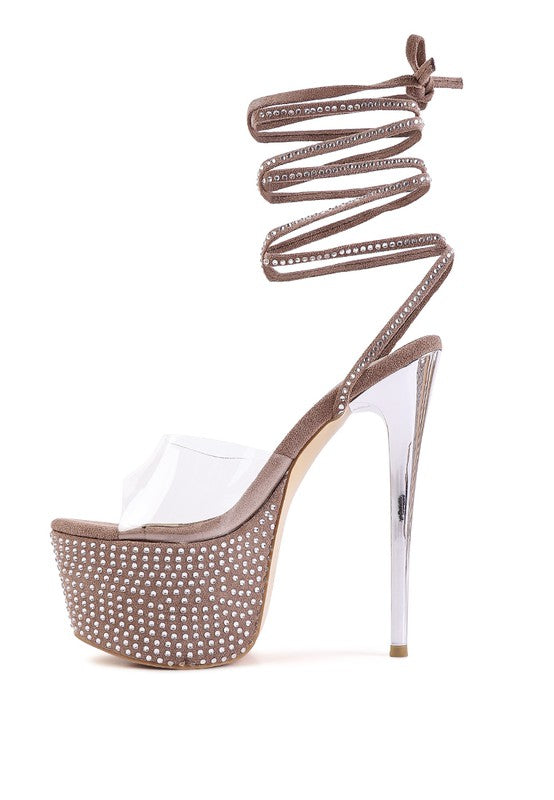 SUGAR MOM STRAPPY DIAMANTE PLATFORM HIGH HEELS king-general-store-5710.myshopify.com